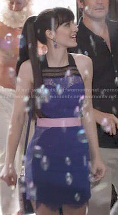 Layla’s blue lace dress on Nashville