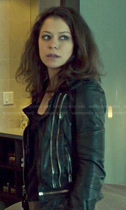 Sarah’s leather jacket on Orphan Black