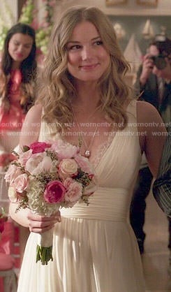 Emily’s wedding dress on Revenge