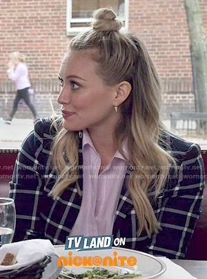 Kelsey’s plaid blazer on Younger