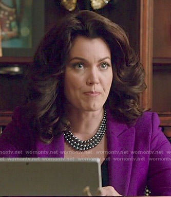 Mellie’s purple blazer on Scandal