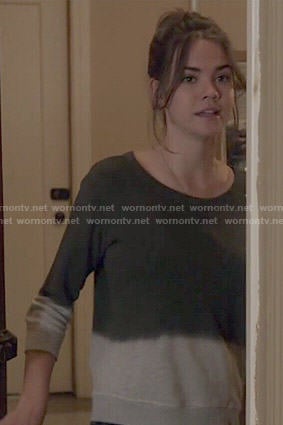 Callie’s tie dyed sweatshirt on The Fosters