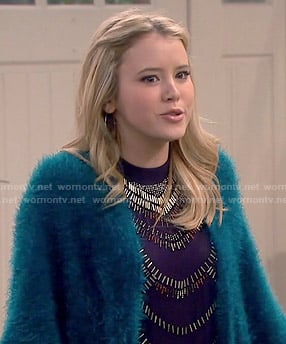 Lennox’s beaded top on Melissa and Joey