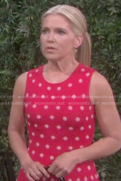 Jennifer’s red polka dot dress on Days of our Lives