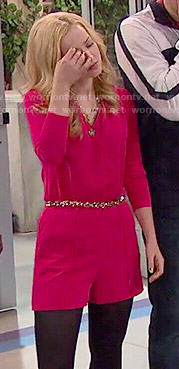 Liv’s red romper on Liv and Maddie