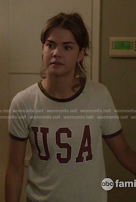 Callie’s USA tee on The Fosters