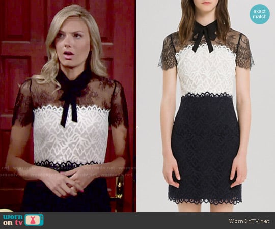 Sandro Rozen Dress worn by Abby Newman (Melissa Ordway) on The Young and the Restless