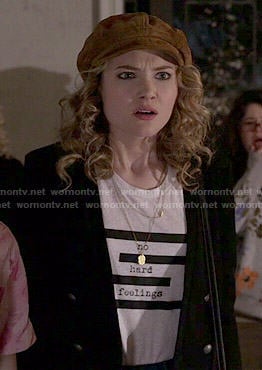 Grace’s No Hard Feelings top on Scream Queens