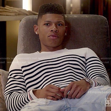 Hakeem’s striped sweater on Empire