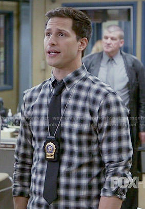 Jake’s checked shirt on Brooklyn Nine-Nine