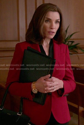 Alicia’s red blazer on The Good Wife