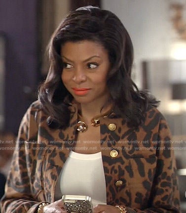 Cookie’s cropped leopard print jacket on Empire