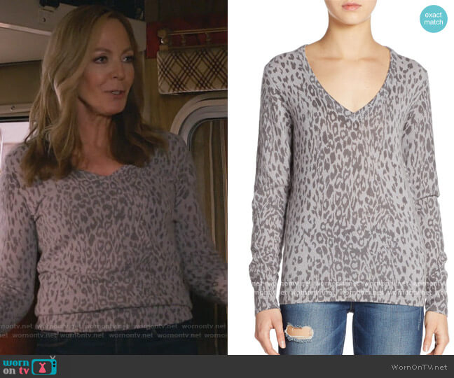 Equipment Cecile Sweater worn by Bonnie Plunkett (Allison Janney) on Mom