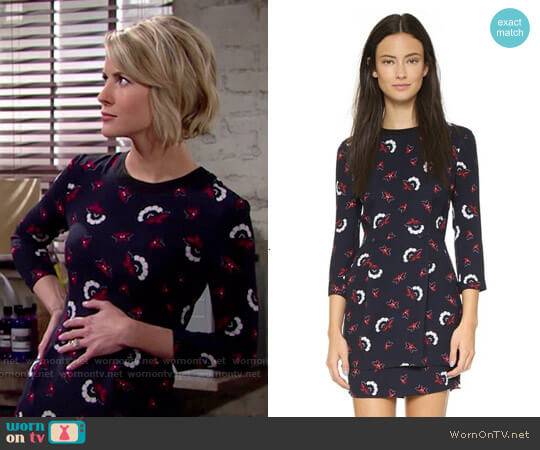 A.L.C. Tordi Dress worn by Caroline Spencer (Linsey Godfrey) on The Bold and the Beautiful