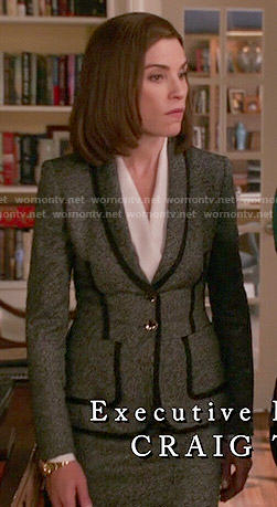 Fashion The Good Wife Alicia Florrick WornOnTV: Alicia's Grey
