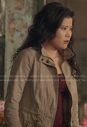 Happy’s khaki jacket on Scorpion