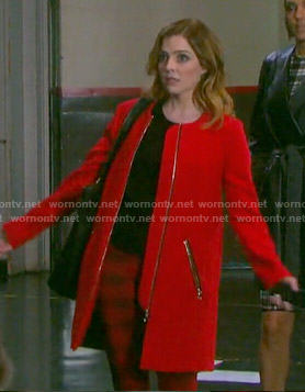 Theresa’s red coat on Days of our Lives