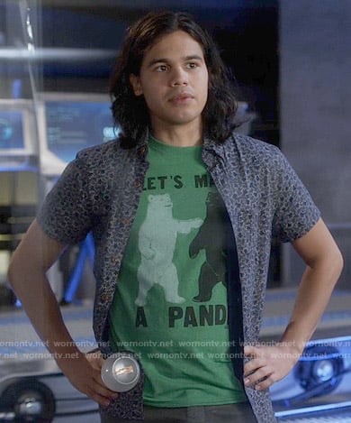 Cisco’s ‘Lets Make a Panda’ t-shirt on The Flash
