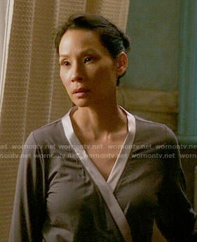 Joan’s grey robe on Elementary
