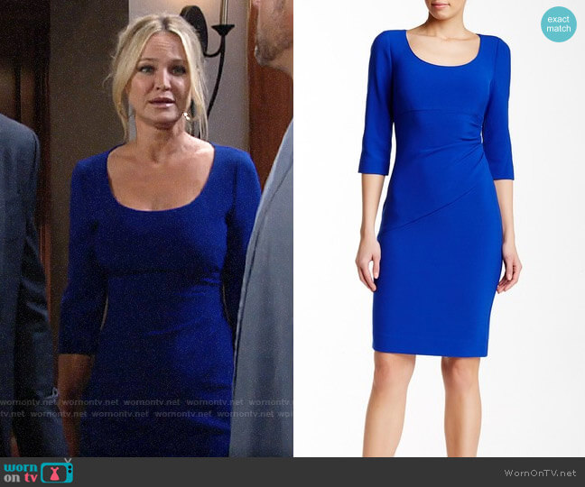 Diane von Furstenberg Lillian Dress worn by Sharon Newman (Sharon Case) on The Young and the Restless