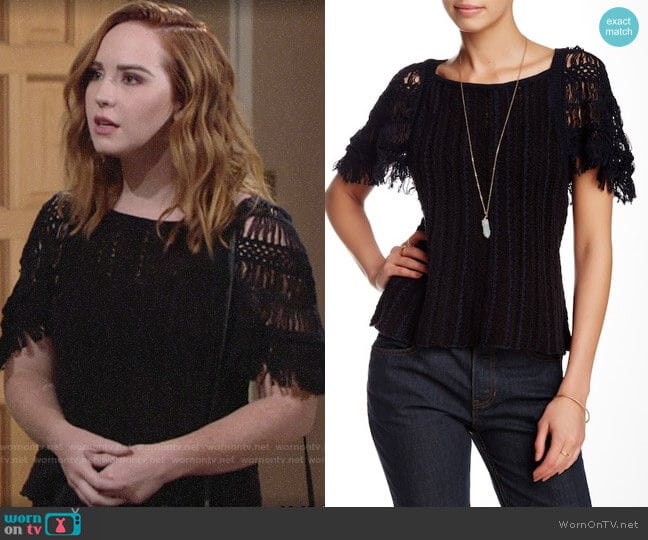 Free People Blackbird Top worn by Mariah Copeland (Camryn Grimes) on The Young and the Restless