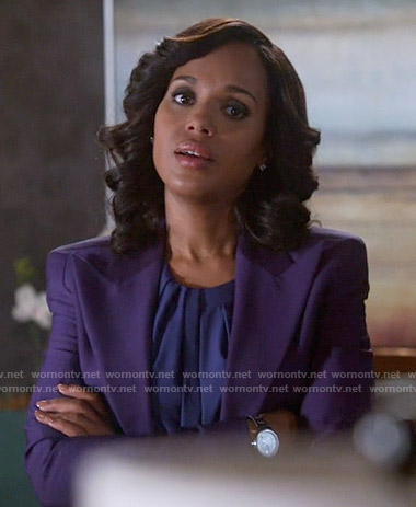 Olivia’s purple blazer on Scandal