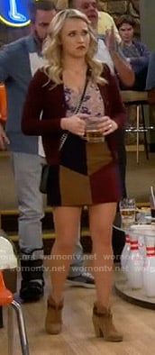 Gabi’s floral top and patchwork skirt on Young and Hungry