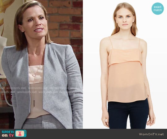 Club Monaco Sholu Silk Camisole worn by Chelsea Lawson (Melissa Claire Egan) on The Young and the Restless