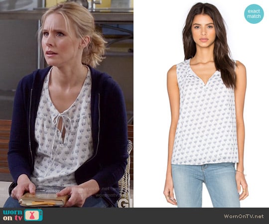 Diane von Furstenberg Rissa Tank worn by Eleanor Shellstrop (Kristen Bell) on The Good Place