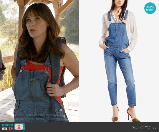 Levis Denim Overalls worn by Jessica Day (Zooey Deschanel) on New Girl