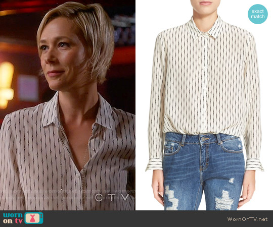 The Kooples Fantasy Silk Shirt worn by Bonnie Winterbottom (Liza Weil) on How to Get Away with Murder