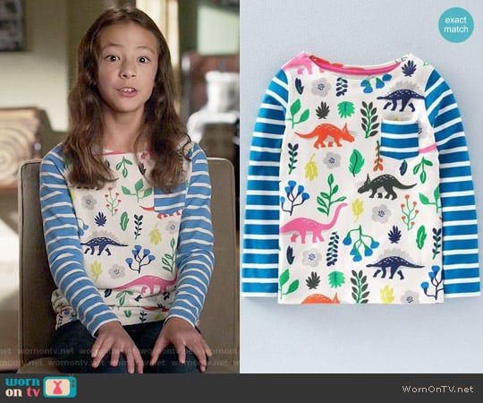 Boden Hotchpotch Cotton Jersey Tee worn by Lily Tucker-Pritchett (Aubrey Anderson-Emmons) on Modern Family