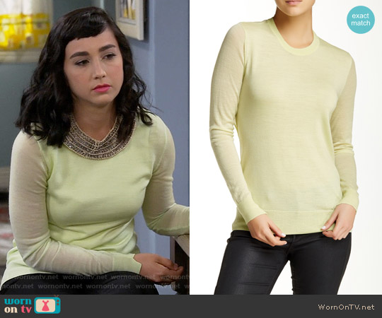 A.L.C. Lex Sweater worn by Mandy Baxter (Molly Ephraim) on Last Man Standing