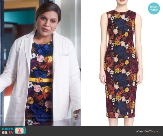 Alice + Olivia Nat Dress worn by Mindy Lahiri (Mindy Kaling) on The Mindy Project