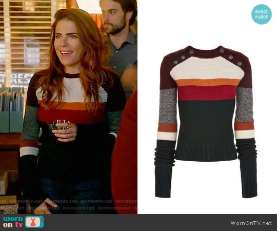 Etoile Isabel Marant Doyle Sweater worn by Laurel Castillo (Karla Souza) on How to Get Away with Murder