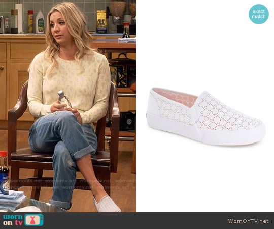 Keds Double Decker Perforated Slip-On Sneaker worn by Penny Hofstadter (Kaley Cuoco) on The Big Bang Theory