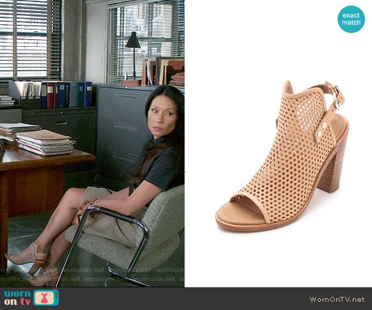 Rag & Bone Wyatt Sandals worn by Joan Watson (Lucy Liu) on Elementary