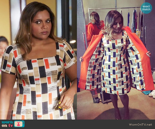 costume designer Salvador Perez Custom Designed worn by Mindy Lahiri (Mindy Kaling) on The Mindy Project