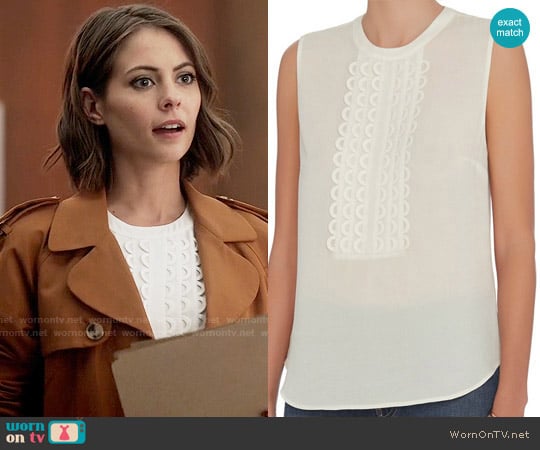 A.L.C. Silvia Top