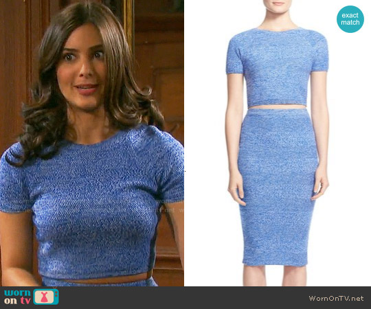 Alice + Olivia Solange Top worn by Gabi Hernandez (Camila Banus) on Days of our Lives