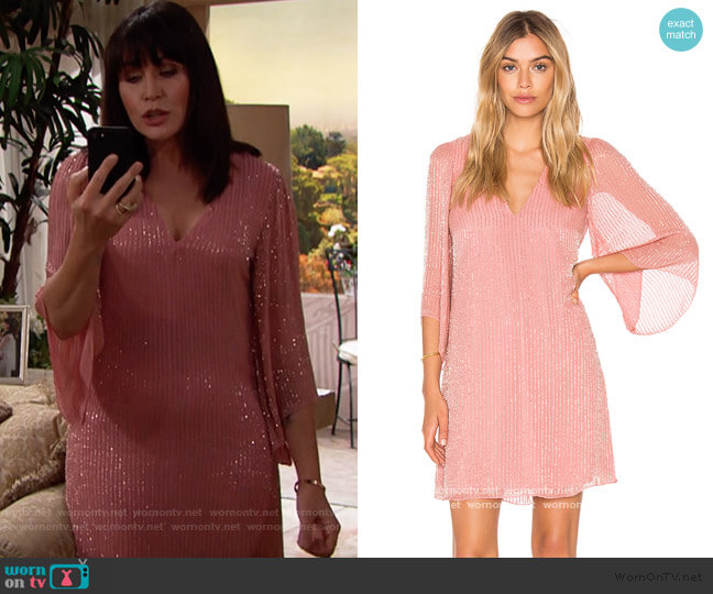 Alice + Olivia Tammin Dress worn by Quinn Fuller (Rena Sofer) on The Bold and the Beautiful