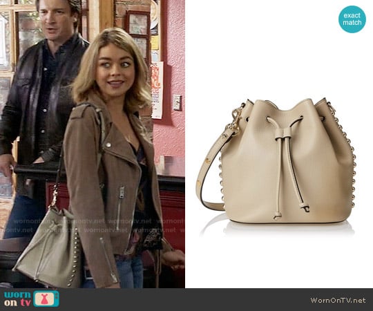 Rebecca Minkoff Unlined Bucket Shoulder Bag worn by Haley Dunphy (Sarah Hyland) on Modern Family