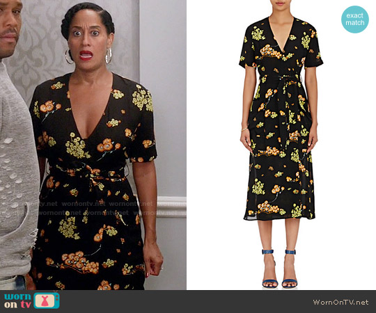 A.L.C. Stephanie Dress worn by Rainbow Johnson (Tracee Ellis Ross) on Black-ish