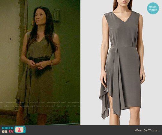 All Saints Vista Dress worn by Joan Watson (Lucy Liu) on Elementary