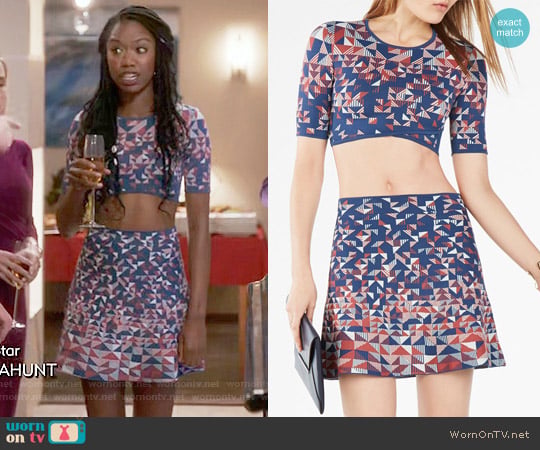 Bcbgmaxazria Gracy Top worn by Tamra (Xosha Roquemore) on The Mindy Project