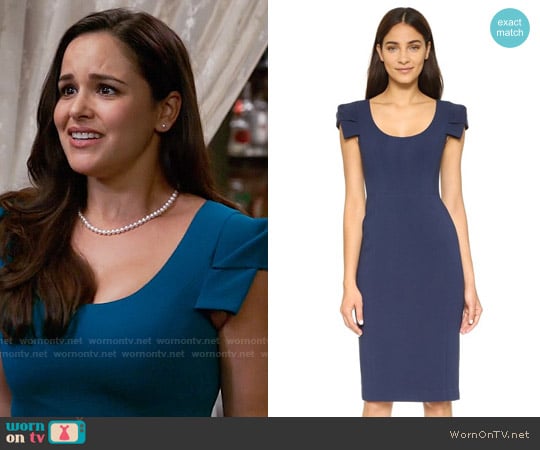 Black Halo Amelie Dress worn by Amy Santiago (Melissa Fumero) on Brooklyn Nine-Nine