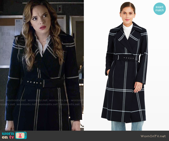 Club Monaco Simin Coat worn by Caitlin Snow (Danielle Panabaker) on The Flash