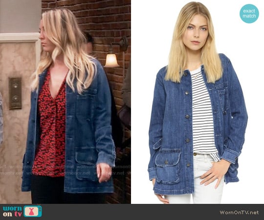 Current Elliott The Millingport Jacket worn by Penny Hofstadter (Kaley Cuoco) on The Big Bang Theory