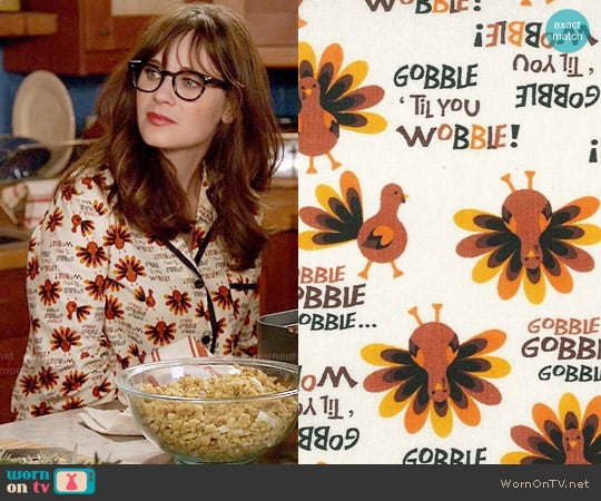 Custom Made worn by Jessica Day (Zooey Deschanel) on New Girl