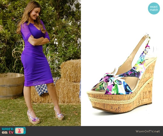 Guess Delilan Wedges worn by  Gloria Pritchett (Sofia Vergara) on Modern Family